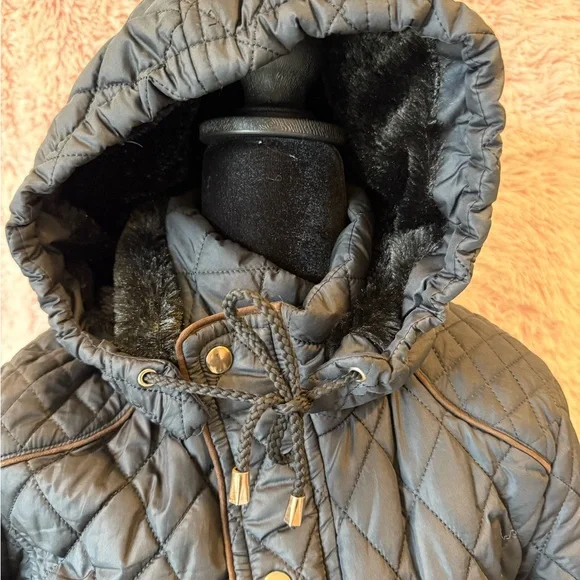 Haute Monde Black Quilted Puffer Jacket - Picture 13 of 13